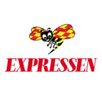 Expressens logotyp med getingen.